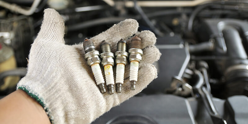 Old spark plugs