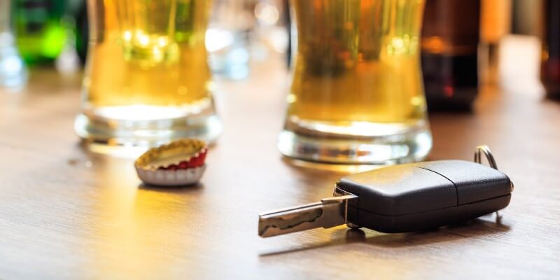 Car Keys On Pub Table