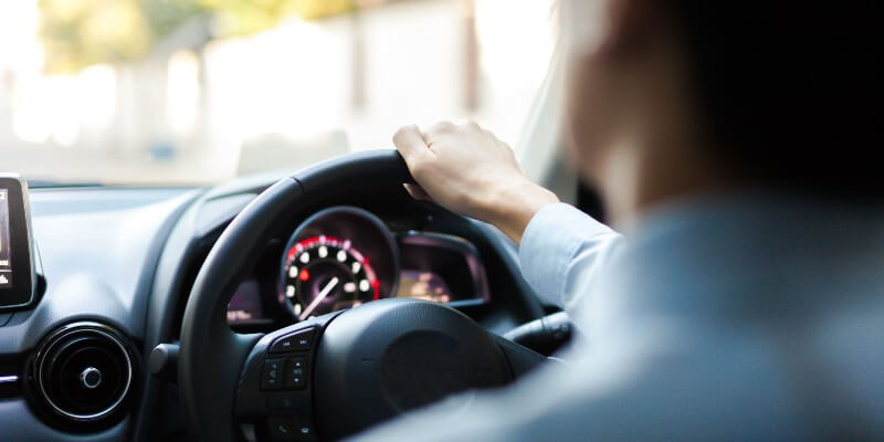 Man Driving Car